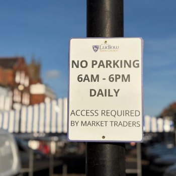 New Parking Restriction Signs Installed at Ludlow Market to Support Traders and Improve Visitor Experience
