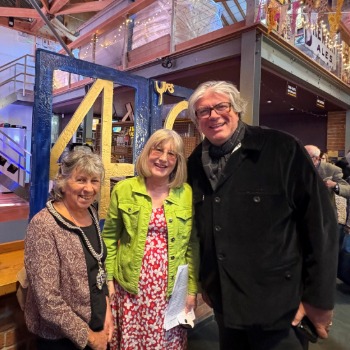 Mayor of Ludlow Attends 40th Anniversary Twinning Celebration at Ludlow Brewery