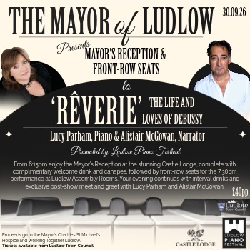 Mayor of Ludlow Announces Charity Reception and Front‑Row Concert Experience