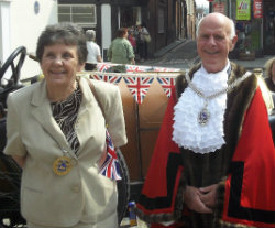 Mayor T Pound & Mayoress Mrs Carol Pound
