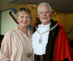 Mayor J Aitken & Mayoress Mrs Pam Aitken