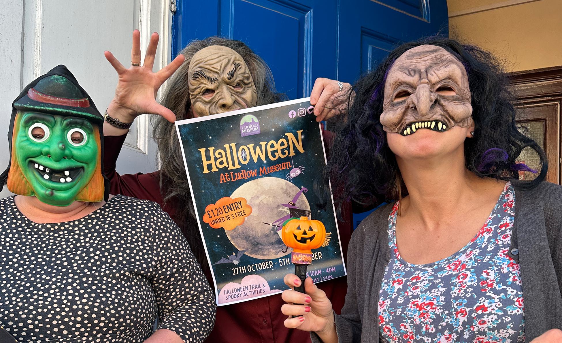 Town Council staff get ready for a spooky weekend