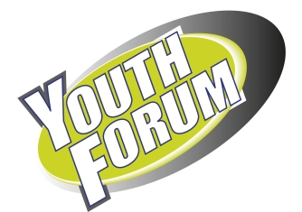 Youth forum depicted in large font